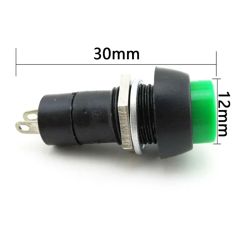 1 шт. кнопочный переключатель с замком автоматический кнопки блокировки кнопка