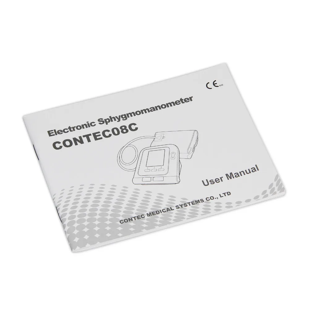 CE FDA CONTEC08C с 2 манжетами цифровой монитор артериального давления (датчик SPO2 + фото