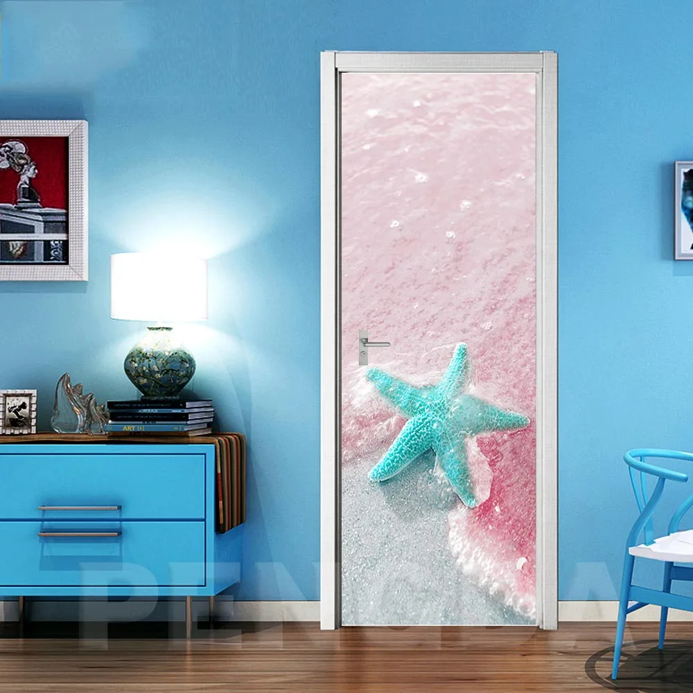 Door XRN1464-03 DIY Фреска водонепроницаемые обои самоклеющиеся водные двери стикер холст печать картина ремонт новая Спальня украшение дома - Цвет: Door XRN1464-03