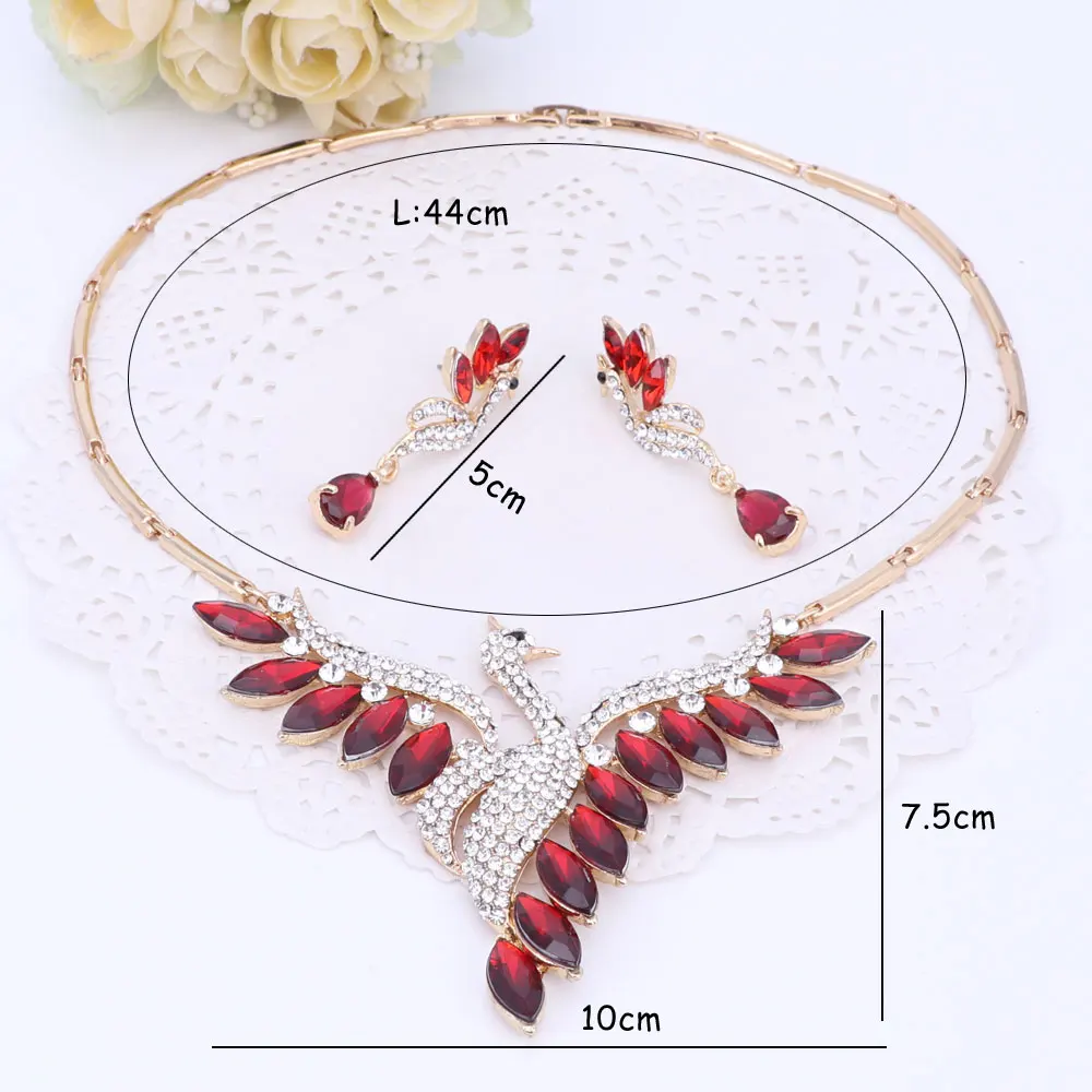 OUHE роскошное женское ожерелье с кубическим цирконием сверкающий кристалл