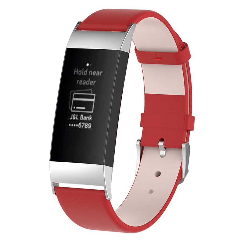 Сменные ремешки кожаные Смарт фитнес часы браслет для FitbitCharge 3 NK-шоппинг |