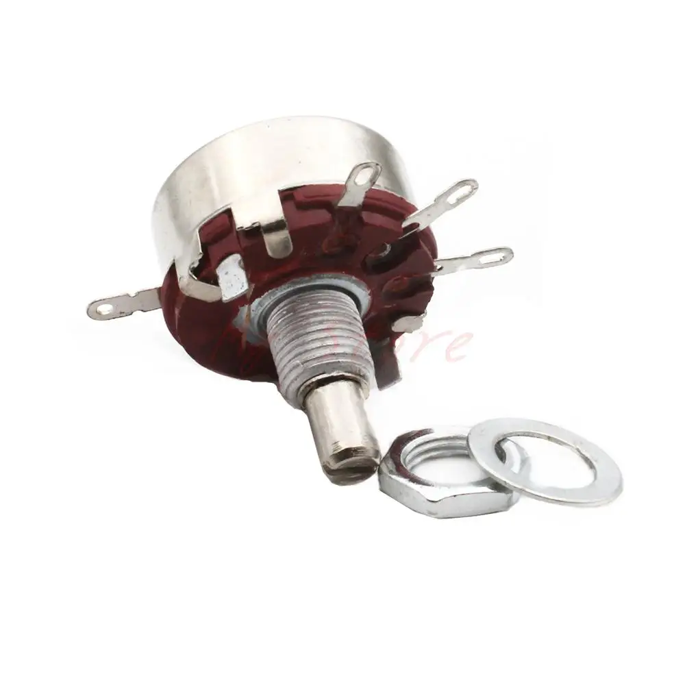 68K Ohm 2W одиночный поворот WTH118 1A углеродный вращающийся конический потенциометр -