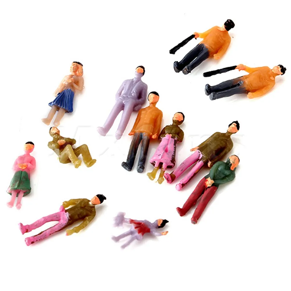 

Mxfans, 1 набор из 100 шт., макет поезда в масштабе 1:100, ручная роспись