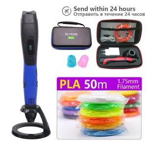 Новая версия 3d-ручки, 3d принтер, ручка, USB-источник питания безопасен и удобен, с сумкой для хранения, легко носить с собой, создание на улице