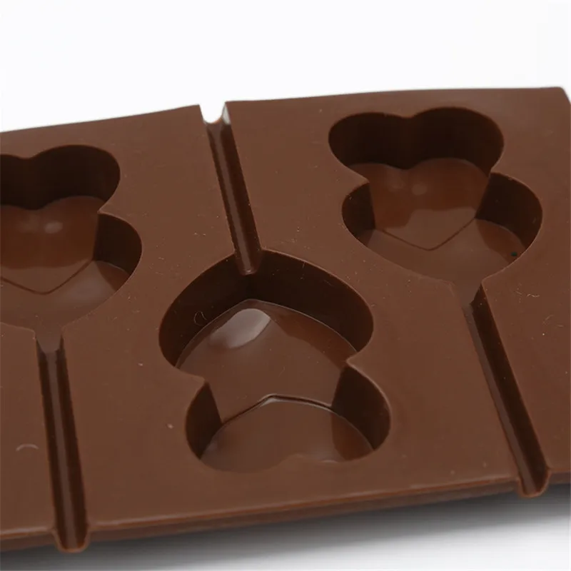 Силиконовая форма в форме леденца с 5 отверстиями для выпечки | Дом и сад