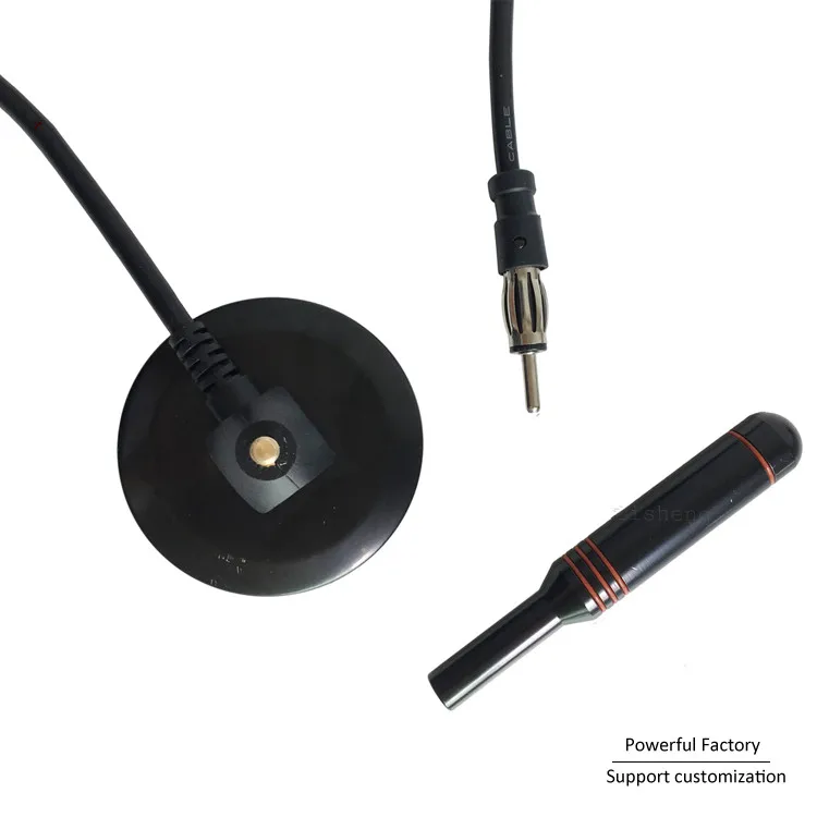 Lantern head plug long range auto radio antenna VHF/UHF Car FM Antenna with 62mm magnetic base 1pcs | Мобильные телефоны и