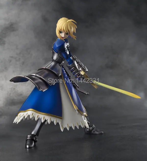 Экшн фигурка саблей и лилии из сплава 22 см|fate zero|action figuresaber lily |