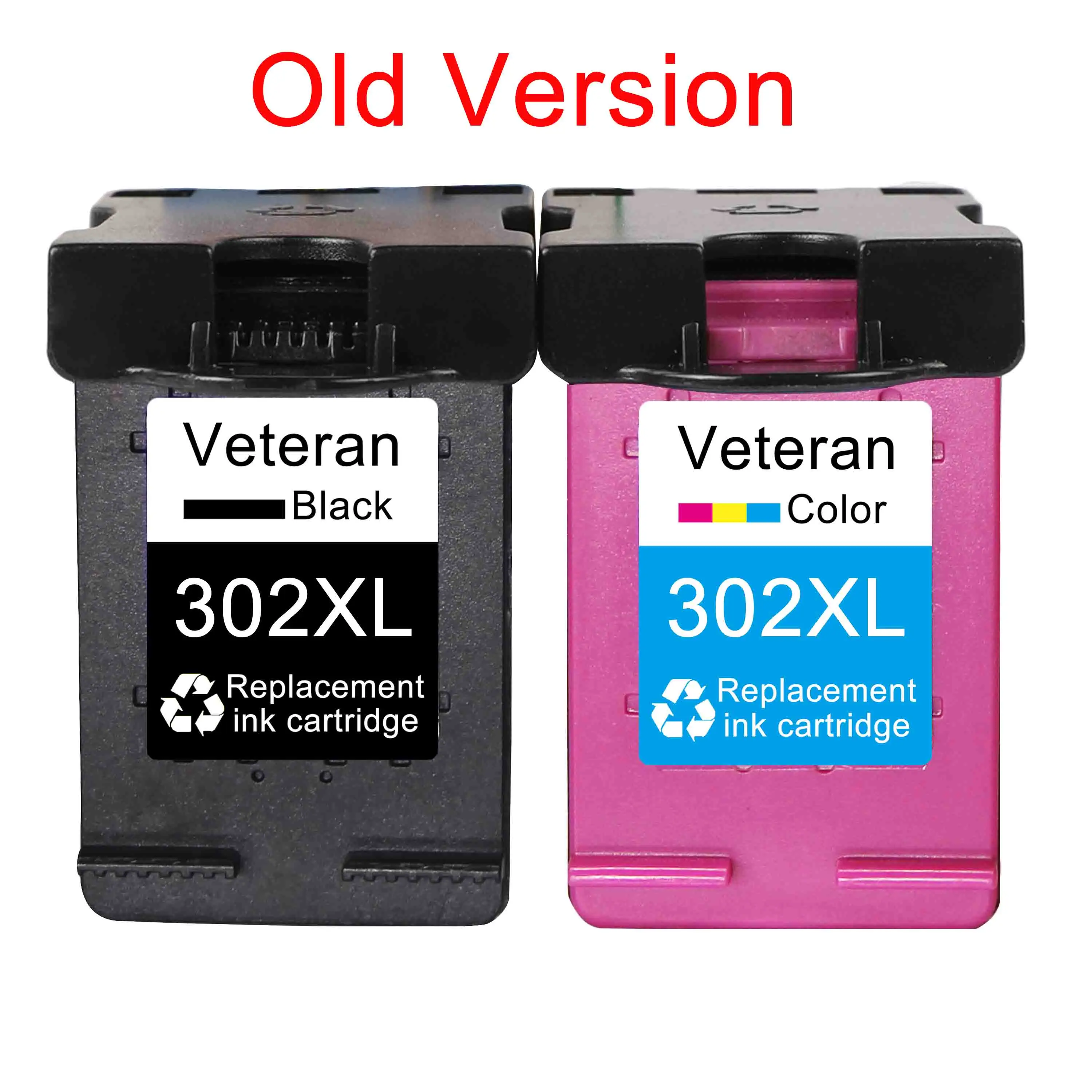 302XL BK and CO Old Ветеран 302XL Заправка картриджей Замена для hp 302xl hp 302 xl Deskjet 1110 2130 2135 3630 3632 officejet 5232 5220 - Цвет: 302XL BK and CO Old