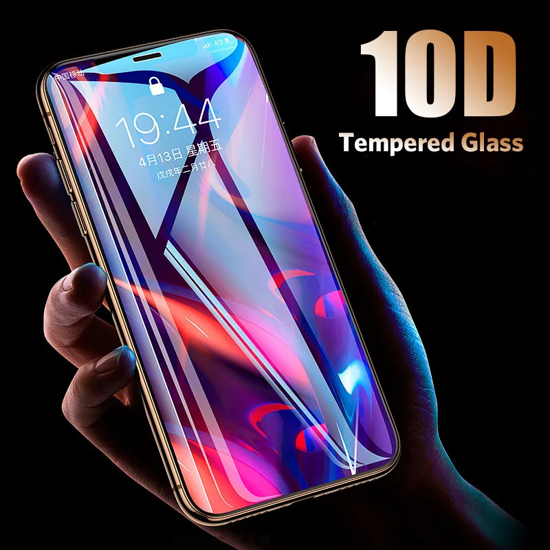 10D ультра HD жесткое Закаленное стекло пленка для iPhone 12 Pro Max 11 полное покрытие