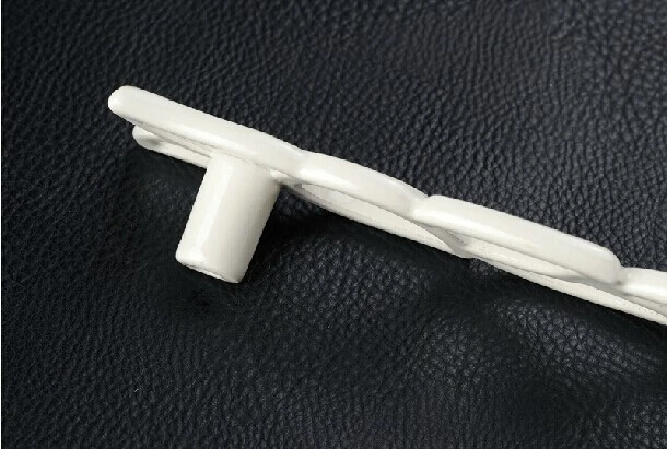 10 шт./лот 128 мм новый дизайн стильная ручка цвета слоновой кости белая цинковый