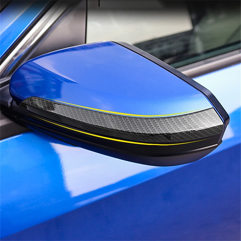 2 шт. наклейки из углеродного волокна для зеркала заднего вида Honda Civic 2016