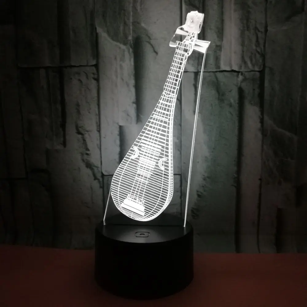 Креативные подарки Pipa 3d Ночная лампа дистанционный сенсорный переключатель Usb