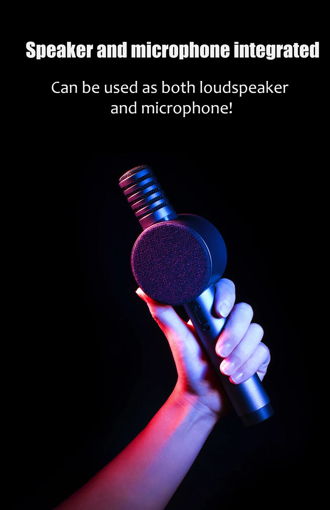 Xiaomi аудио беспроводной микрофон X3 KTV Ручной Bluetooth динамик коробка караоке звук микрофон реверберации громкий динамик 3 цвета