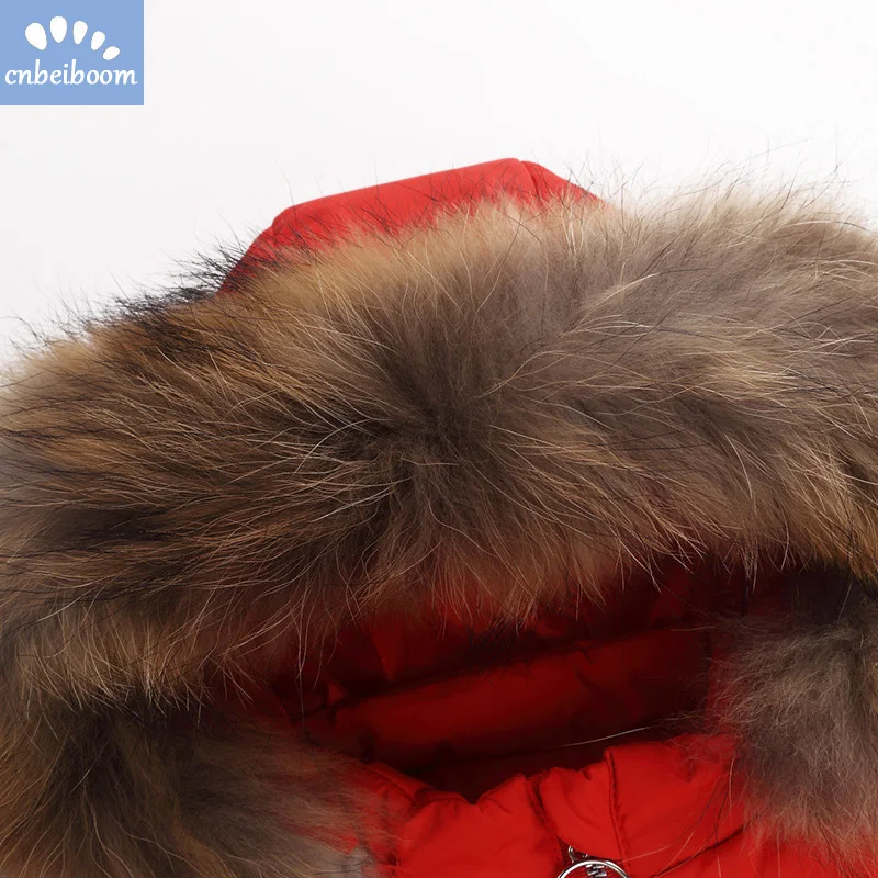 Детская Хлопковая стеганная куртка 2018 новый меховой воротник для маленьких