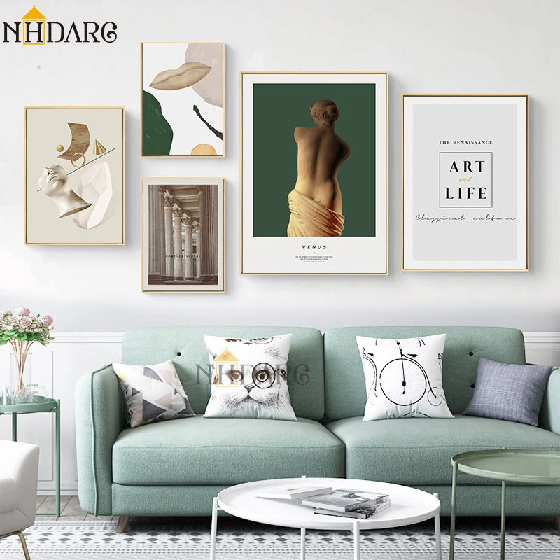 

Roman Cathedral of European Impression Vintage Fashion Style Canvas Painting Art Posters and Prints Wall Picture Home Decoration