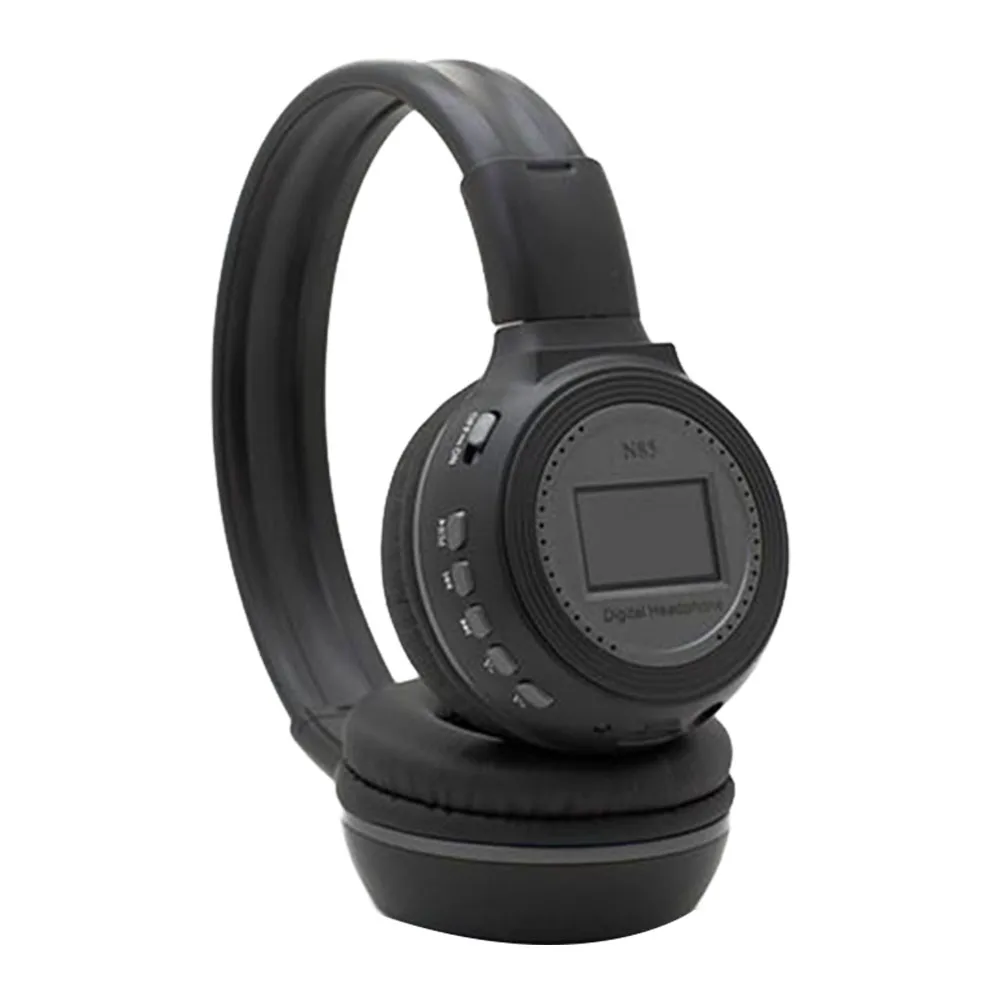 N85 Беспроводной гарнитуры 3 5 мм стерео цифровой наушники MP3 Over ear с ЖК дисплей штекер для экрана карты игровые