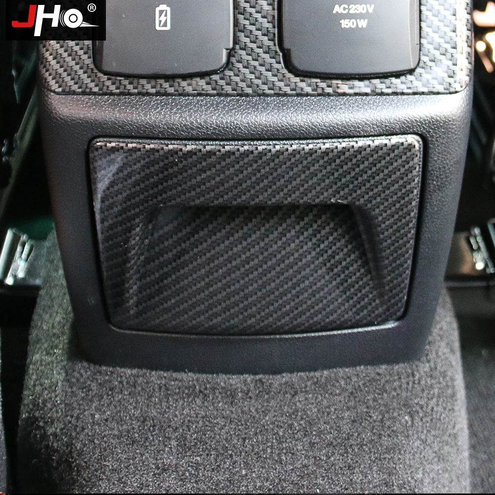 JHO ABS углеродного волокна зерна крышка Накладка для Ford Explorer 2011- автомобиль Стайлинг Аксессуары гарнир 2012 2013