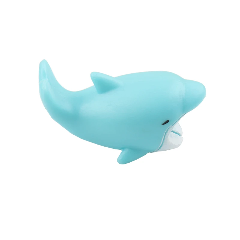Clanic отрезной телефонный кабель chompers для iphone кабель протектор животное укус USB провод Органайзер зарядное устройство держатель - Цвет: M