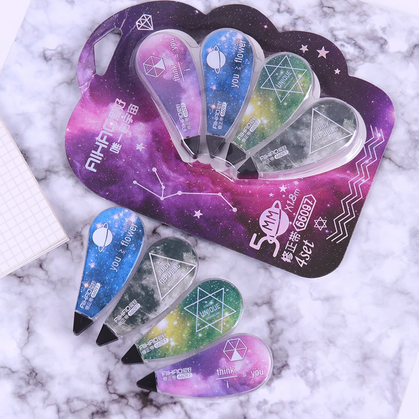 Корректирующая лента с изображением звездного неба 1 комплект школьные