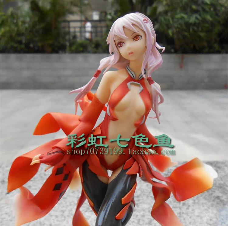 Сексуальные 23 см Guilty Crown Inori Yuzuriha модель 1/8 Масштаб фигурки ПВХ brinquedos Коллекционные Фигурки игрушки для подарка на Рождество