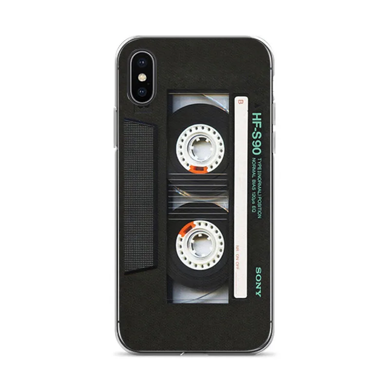 Aiboduo классический ретро Кассетный чехол для телефонов iPhone XSmax XR XS X 7 7plus 8 8plus 6 6s 6plus 5