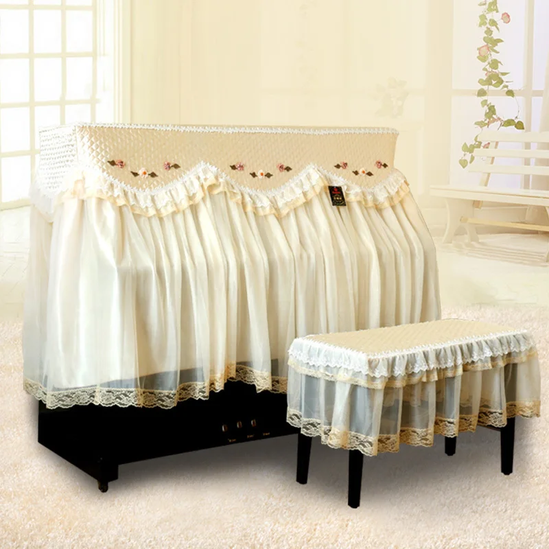 

High-quality lace european style cloth piano covers size:153*34*93cm 60*13*36 inch 1order=1set weight=1.3kg