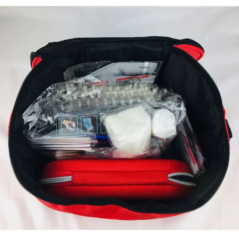 Аптечка первой помощи для уличного спорта красная нейлоновая водонепроницаемая