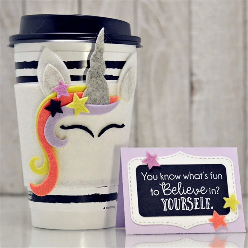 

Long Hair Unicorn Set Metal Cutting Dies Stencil for DIY Scrapbooking Photo Paper Cards Making Decorative Crafts