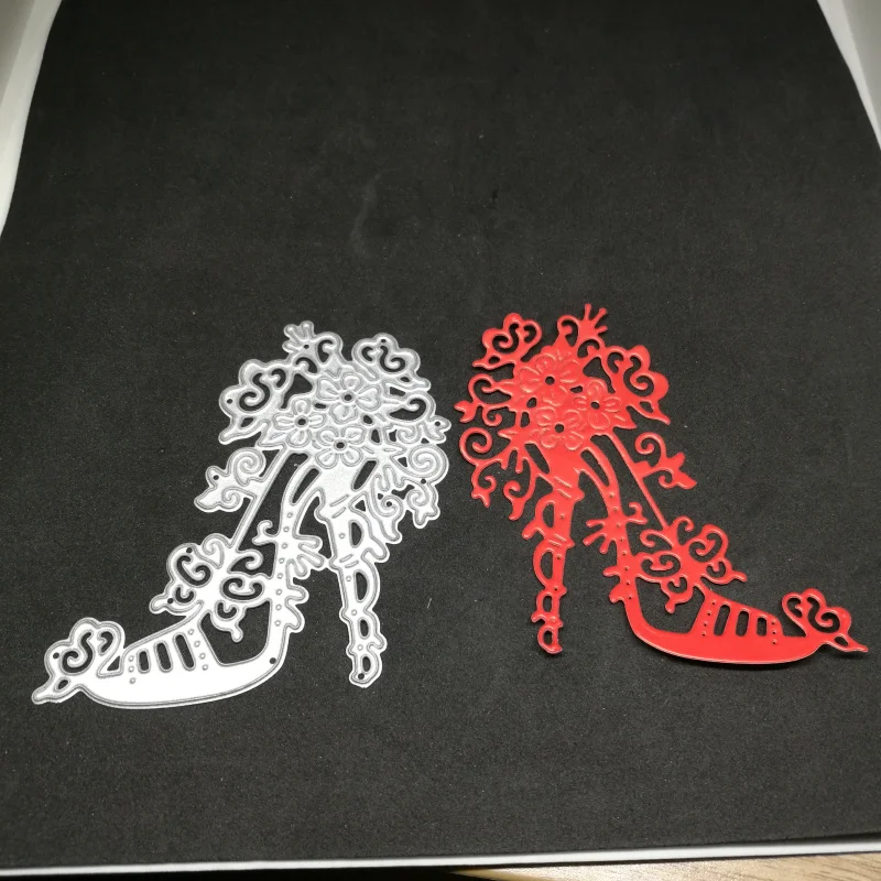 

High-heeled shoes metal Cutting Dies Stencils for DIY Scrapbooking/photo album Decorative Embossing DIY Paper Cards