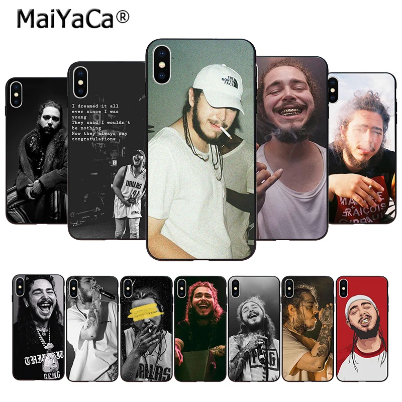 Чехол для телефона MaiYaCa Post Malone с уникальным дизайном iphone SE 2020 11 pro 5 5s XS X 8 8plus 7 7plus 6 6s