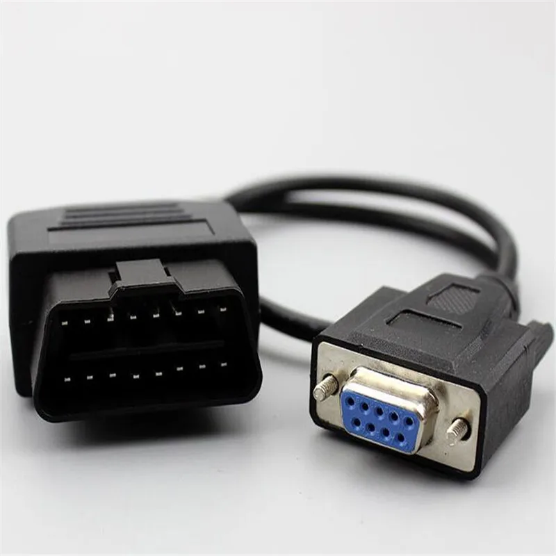 

2018 Automotive Fault Diagnosis Diagnostic cable OBD2 DE9 Cable obdii detection Diagnostic Line work perefct and free shipping