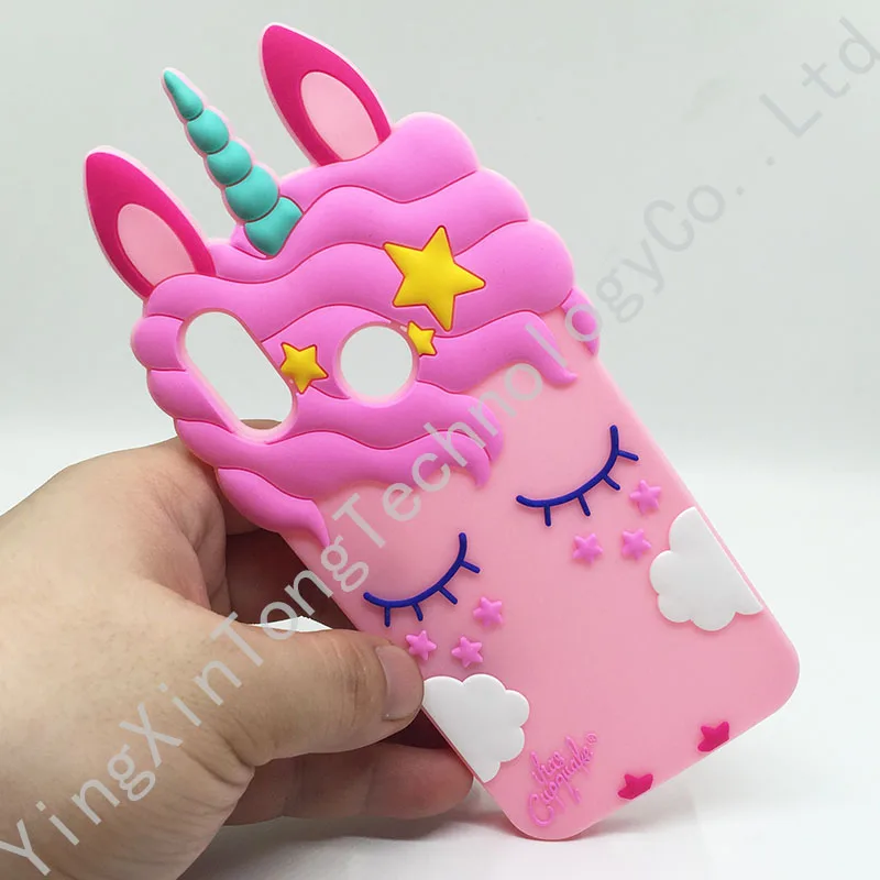 For Huawei P20 Lite Case 3D Soft Silicone Cartoon Unicorn Phone Cover Shell Skin Cases Fundas Coque Capa Protector P 20 | Мобильные