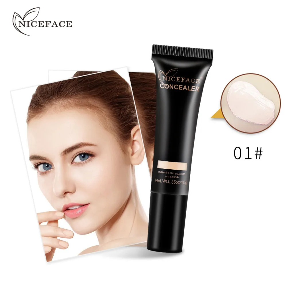 Питательный жидкий консилер Niceface увлажняющий Осветляющий контроль за маслом