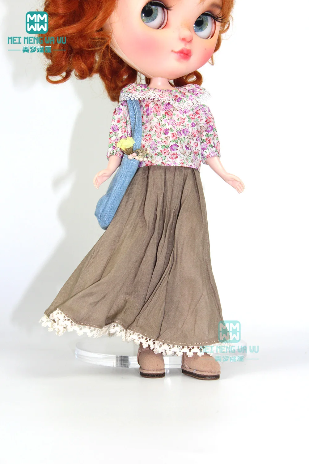 1 шт. Blyth одежда мода сломанный цветок рубашка, Повседневное платье для Blyth Azone 1/6 аксессуары для кукол