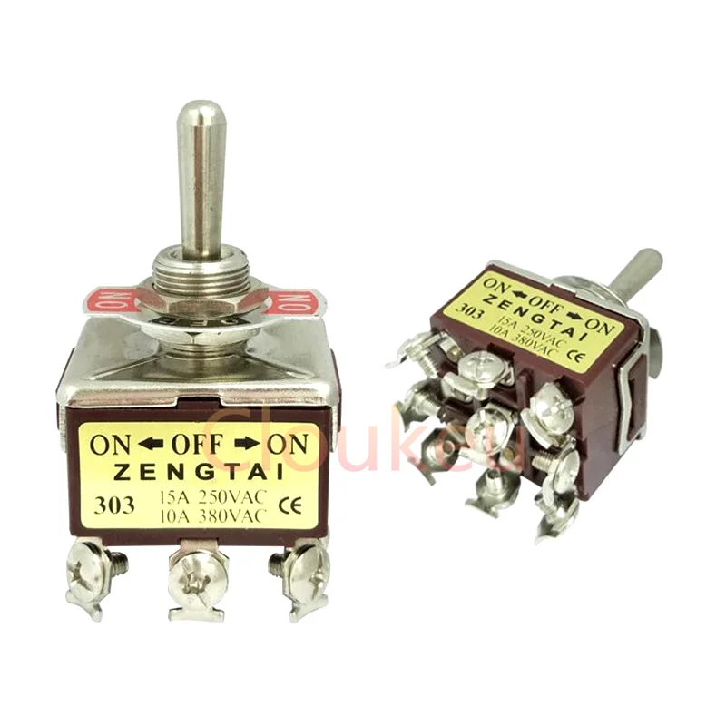 

E-TEN303 12 мм коричневый 9Pin/3 файла ВКЛ-ВЫКЛ переключатель тумблер 15A250V