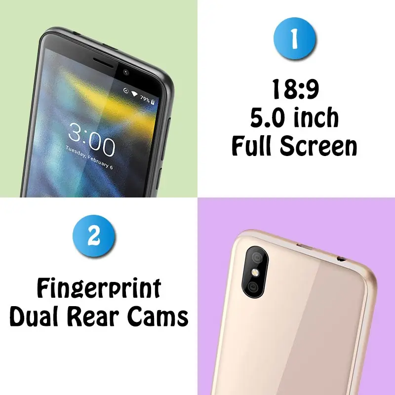 DOOGEE X50 мобильный телефон Android 8 1 5 0 &quot18:9 четырехъядерный процессор MTK6580M ГБ ОЗУ Гб