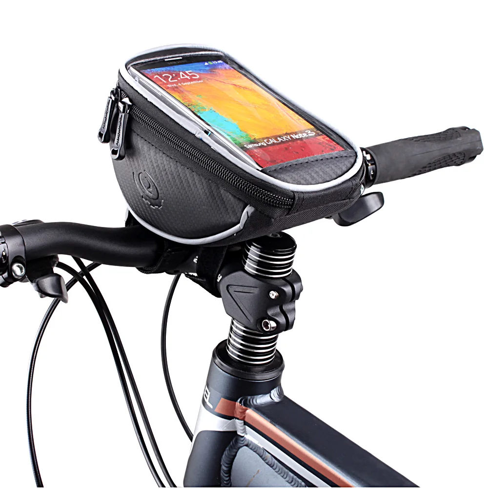 ROSWHEEL велосипедная Рама для велосипеда сумка-труба водонепроницаемые чехлы на