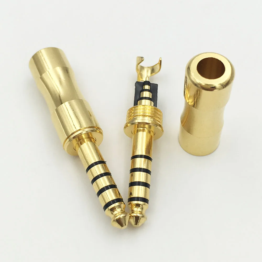 10 шт. 4 мм 5 полюс Мужской полный сбалансированный наушниковые затычки 19 для Sony NW