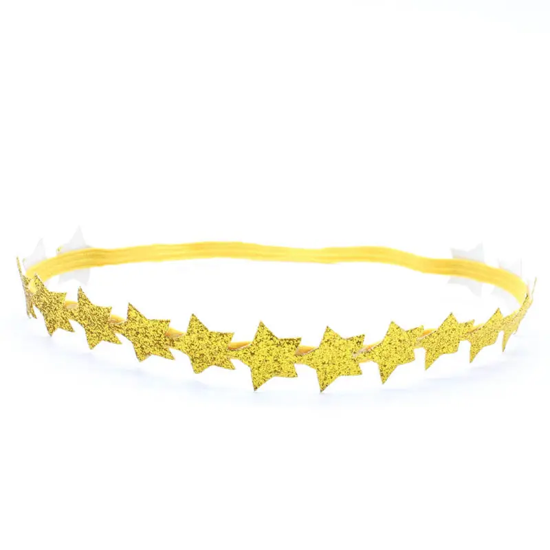 Новинка 2017 года Лидер продаж милая повязка на голову со звездами для маленьких