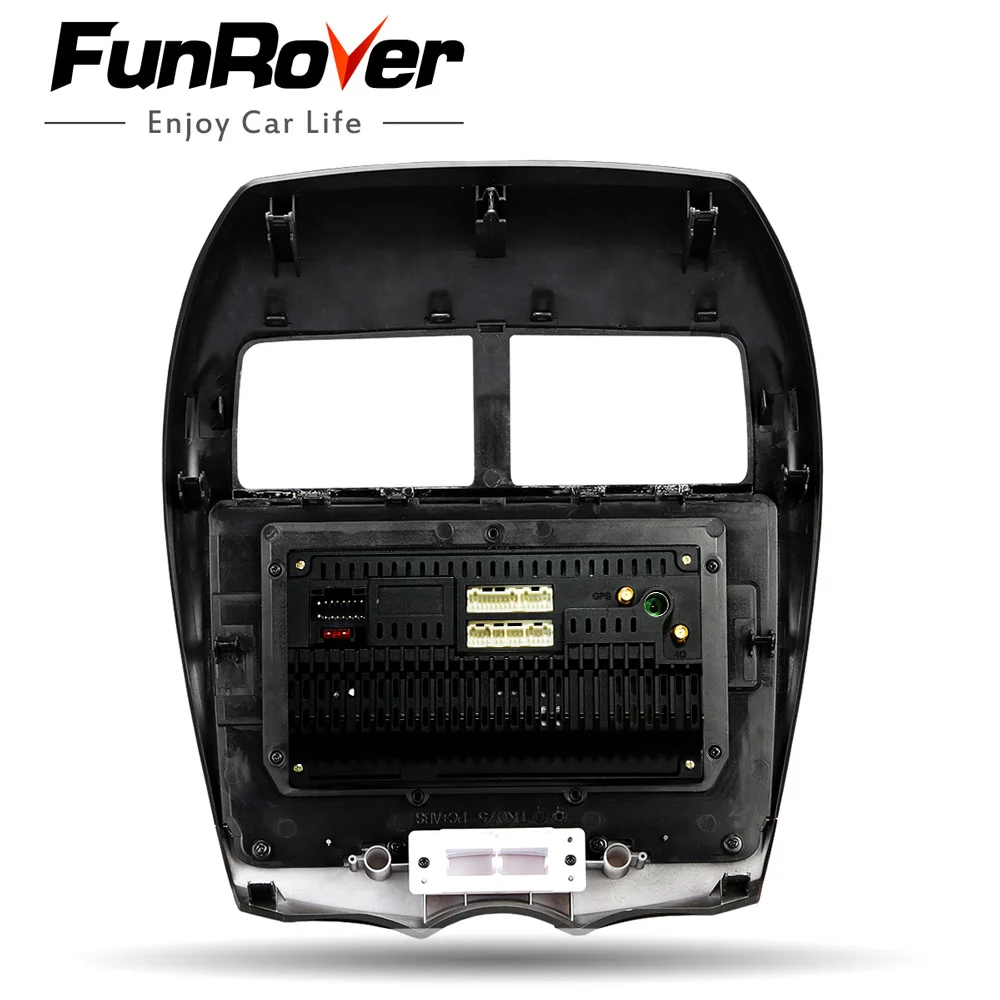 Автомобильный dvd-плеер Funrover головное устройство с gps-навигацией и RDS 2.5D + IPS android 9 0