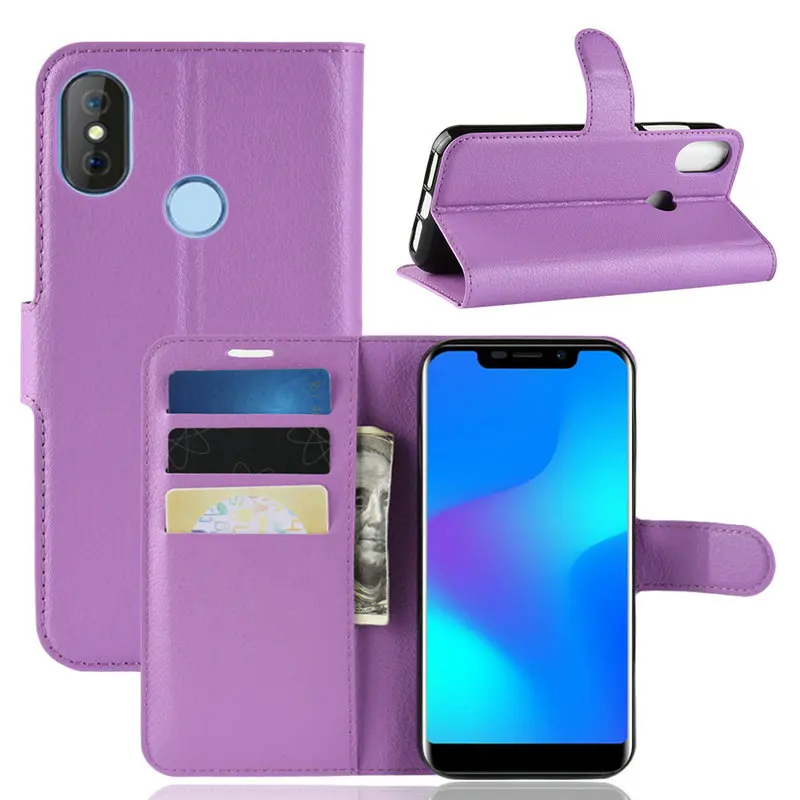 Роскошный кожаный флип-чехол Для DOOGEE X70 чехол для телефона чехол-кошелек с