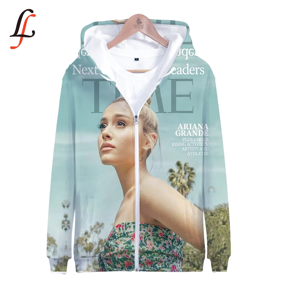 Толстовка с капюшоном на молнии Kpop уличный сверхразмерный свитер 3D принтом для