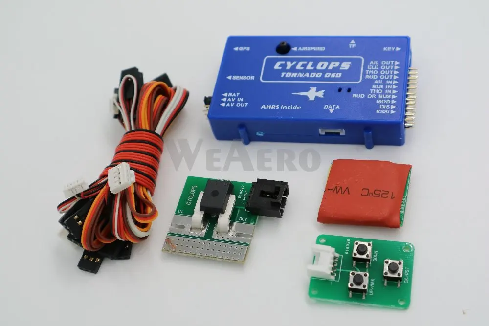 CYCLOPS TORNADO OSD Система W/GPS последняя версия V1.1 с 3D датчиком полета/скорости полета