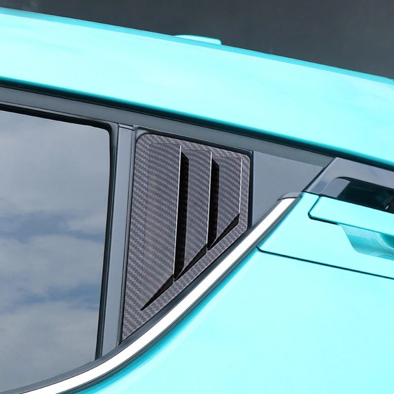 For Toyota C-HR CHR 2016 2017 2018 2019 2020 2021 ABS Rear Window Louvers Shutters Cover Trim 2PCS Accessories | Автомобили и