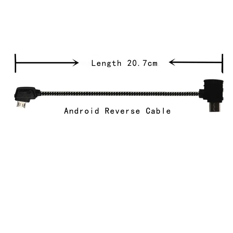 Android Reverse 20.7 Беспилотный пульт дистанционного управления IOS type-c кабель Android Micro USB линия передачи данных для DJI Mavic 2 Pro мобильный телефон планшет передача провода - Цвет: Android Reverse 20.7
