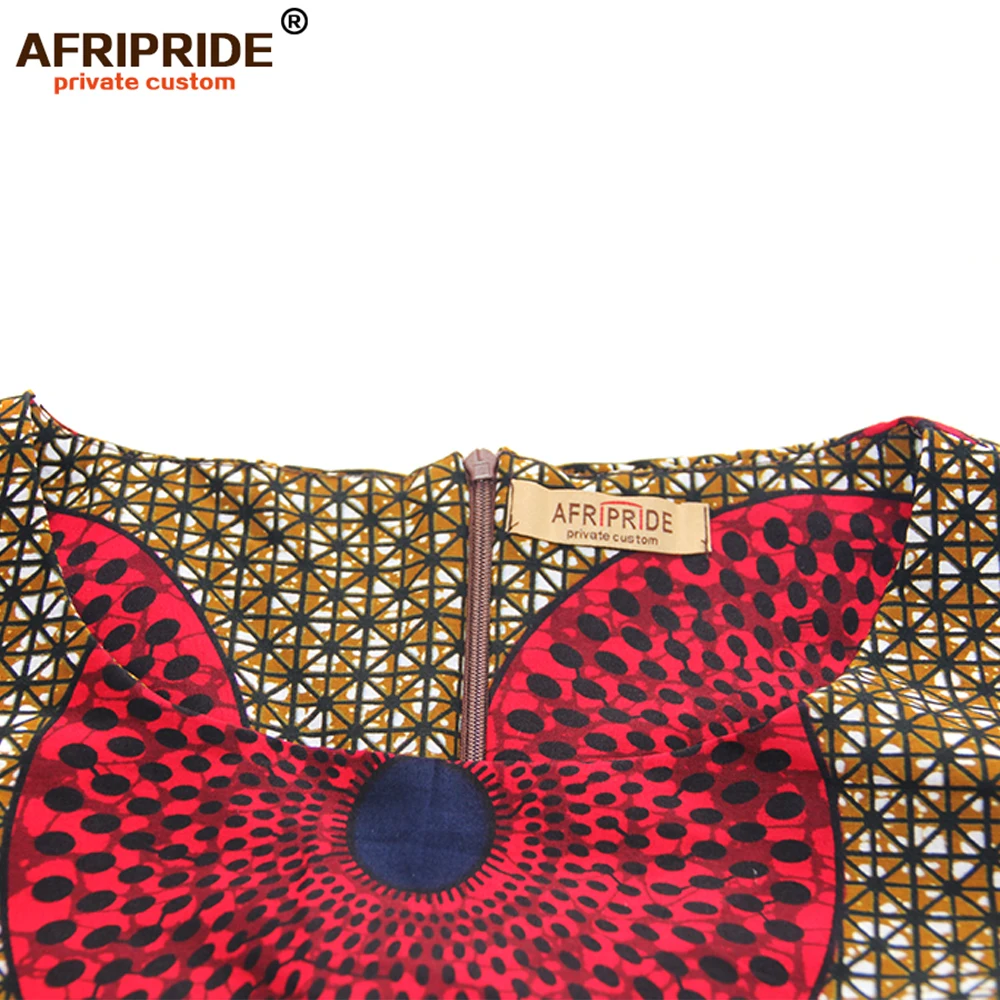 Элегантное Африканское женское вечернее платье AFRIPRIDE private custom без рукавов длиной