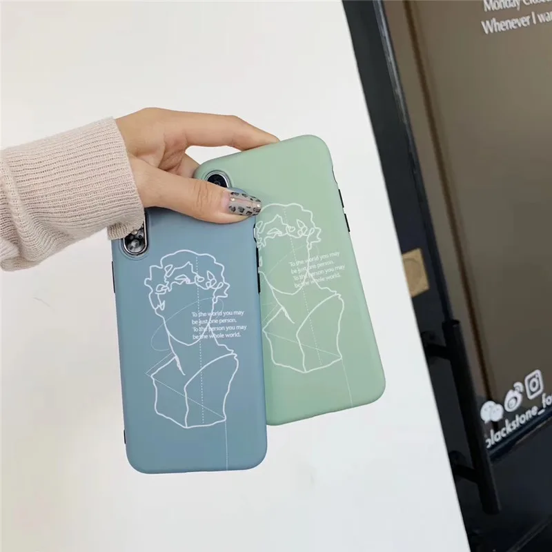 Простые линии книги по искусству символов чехол для iPhone XS Max XR X 7 плюс 8 6/S Мягкий