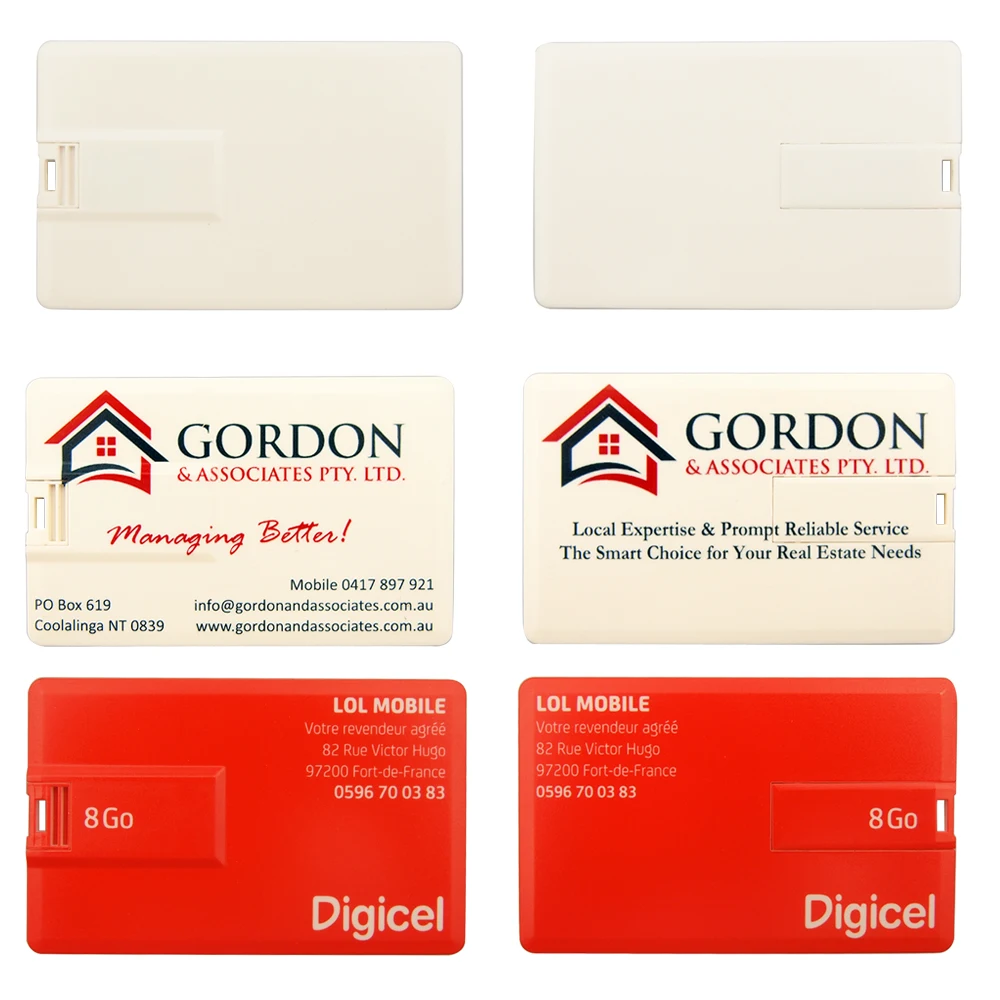 Супертонкий флэш-накопитель USB для кредитной карты 4 ГБ 8 16 32 64 модель банковской 128