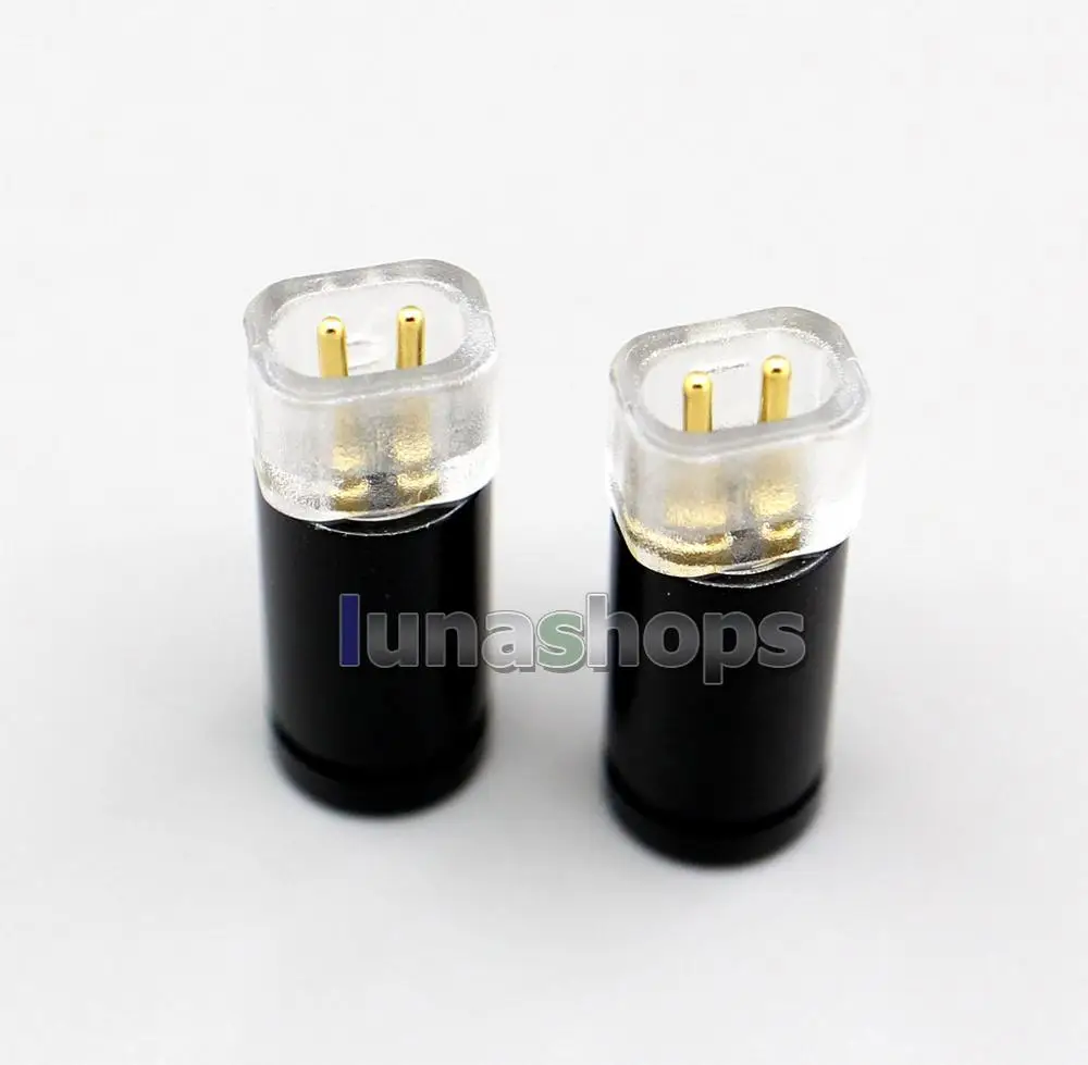 Черный Наушники штырьковыми разъемами разъем для UE11 UE18 pro QDC Gemini-S Anole V3-C V3-S V6-C LN006387 - Цвет: Черный