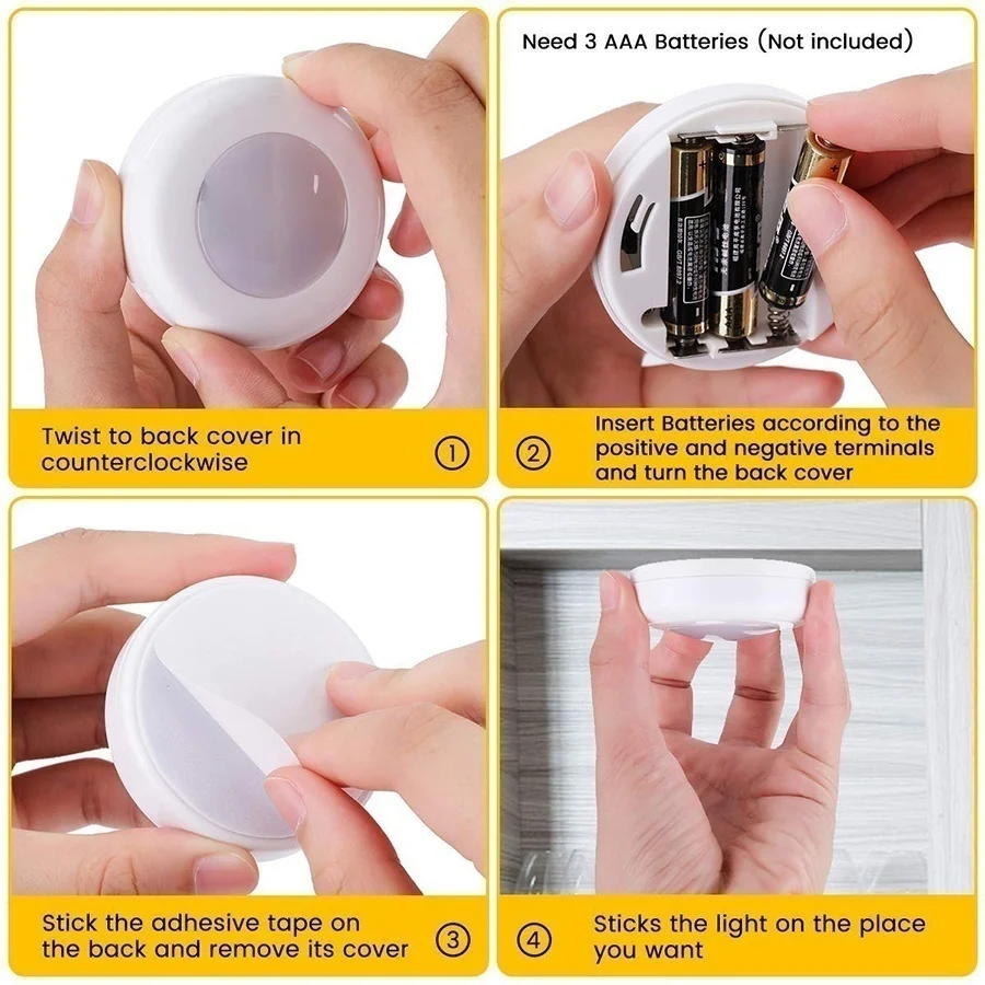 Затемняемый сенсорный датчик RGB 16 видов цветов Светодиодная подсветка под шкаф